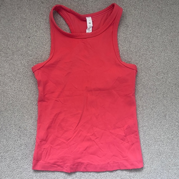 Lululemon Align Waist-Length Racerback Tank Top in Pale Raspberry - Picture 2 of 6